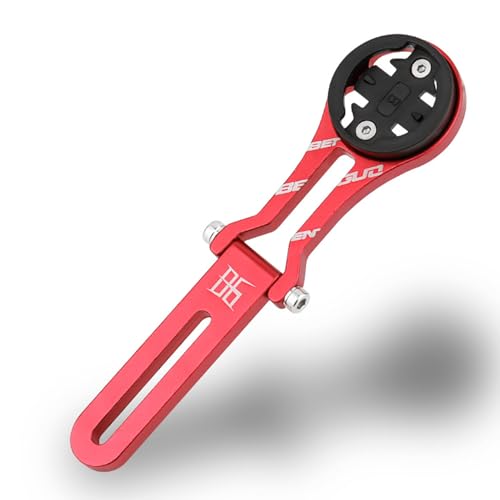 Verstellbare Computerhalterung aus Aluminiumlegierung für Radfahrer (Red) von YULEESIYIP