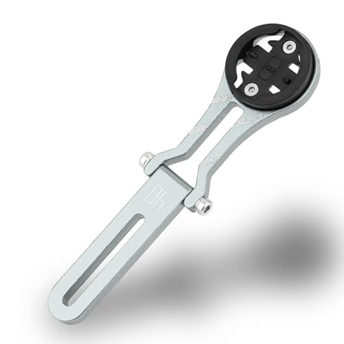 Verstellbare Computerhalterung aus Aluminiumlegierung für Radfahrer (Titanium) von YULEESIYIP