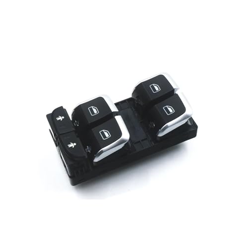Auto Power Window Switch 4F0959851 Hauptfenster-Steuerschalter-Taste Für A8 2010 2011 2012 2013 2014 2015 2016 2017 4H0959851E 4H0959851D von YULEGUDI