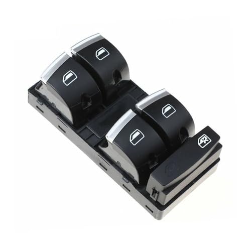 Auto Power Window Switch Auto Fensterheber Schalter 4F0959851H Für A3 8P Sportback 8P Für A4 S4 RS4 B6 B7 Für A6 S6 RS6 C6 Für Q7 2003-2011 von YULEGUDI