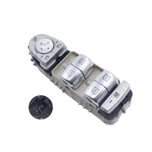 Auto Power Window Switch Für Benz Für C-Klasse W205 S205 C180 C200 C220 C250 C300 C400 C450 Vordertür Fensterschalter 2229056800(Beige) von YULEGUDI