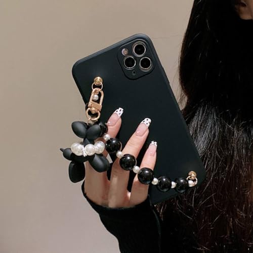 Für Samsung Galaxy S7 Edge S8 S9 S10 S20 S21 Ultra FE Note 8 9 10 Lite 20 Plus Welpen Perle Armband Handyhülle, 2, Galaxy S7 von YUMESS