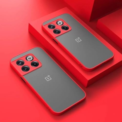 YUMESS Für OnePlus 11 ACE Pro 5G Hülle Matte Clear Armor Stoßfeste Abdeckung für One Plus 11 10 10T 9 R RT 8 7 10R Pro Kameraschutzhüllen, rot, für One Plus 8T YUMESS Für OnePlus 11 ACE Pro 5G Hülle Matte Clear Armor Stoßfeste Abdeckung für One Plus 11 10 10T 9 R RT 8 7 10R Pro Kameraschutzhüllen, rot, für One Plus 8T von YUMESS