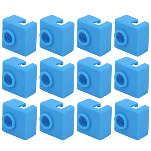 12pcs Blue Silicon Socken Aluminiumheizungsblockabdeckung für MK7/8/9 3D -Drucker von YUMILI