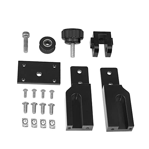2040 Aluminiumprofil Y-Achse Synchronengürtel Langlebiger Spanner Schwarz für CR-10/10s E10 E12 3D-Drucker von YUMILI