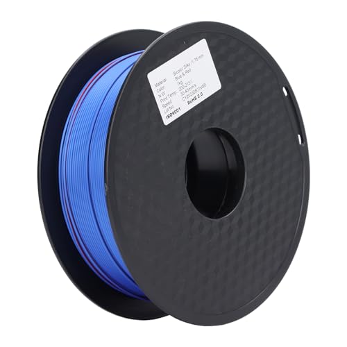 3D -Druck Verbrauchsmaterialien 1,75 mm Dual Color Blau Rotes Soft -Pla -Filament hohe Detailauflösung für 3D -Druckbegeisterte von YUMILI