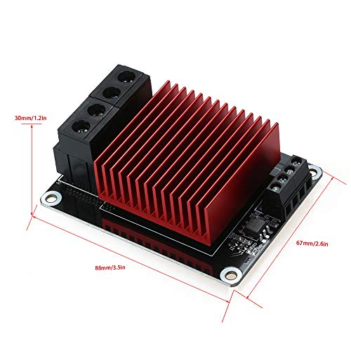 3D-Drucker-Hotboden-Heizungsregler Hochstromlast-MOS-Modul Hervorragende Leistungsregelung für CR-10 Ender-3 Prusa, Tevo GB 3D-Drucker-Hotboden-Heizungsregler Hochstromlast-MOS-Modul Hervorragende Leistungsregelung für CR-10 Ender-3 Prusa, Tevo GB von YUMILI
