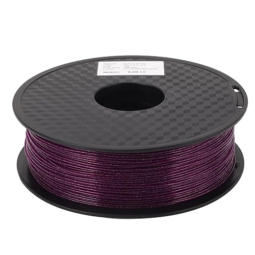 3D -Drucker -PLA -Filament transparent Hochglanzqualität Druck Anti -Biege 1,75 mm Druckerfilament Lila anwendbar für verschiedene Modelle von YUMILI