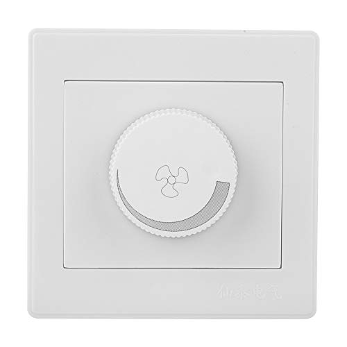 Deckenleuchten -Lüftergeschwindigkeitskontrollschalter Weißer Wandtafelknopf 86x86mm Glätte Installation und mit hohem Aufprallwiderstand geeignet für elektrische Lüfter und Deckenleuchten -Lüftergeschwindigkeitskontrollschalter Weißer Wandtafelknopf 86x86mm Glätte Installation und mit hohem Aufprallwiderstand geeignet für elektrische Lüfter und von YUMILI