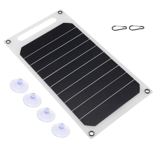 YUMILI Solar Ladegerät, 10W IP64 Wasserdichtes tragbares Solarpanel Mobilladegerät mit 5 V USB Ausgang für Reisen Sport Wandern Camping Strand und andere Outdoor Aktivitäten von YUMILI