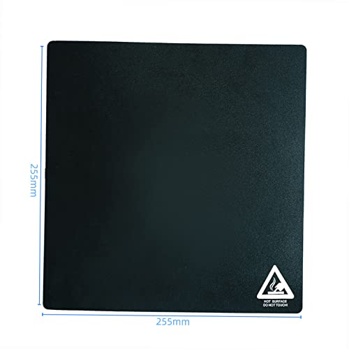 Tronxy erhitzte Bettaufkleberblatt Hochtemperaturbeständige Buildoberfläche für 3D -Drucker -Brutstätte 330 * 330 mm/13,0 * 13,0 Zoll (255x255 mm) von YUMILI