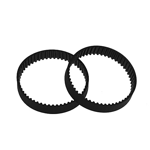 Zahnriemen mit geschlossener Schleife, Gummi-Synchronriemen, 6 mm, Breite 110/112/158/200/280/400/610/852/1220 mm, 3D-Drucker-Teile-Kits, 2 Stück (400 mm) von YUMILI