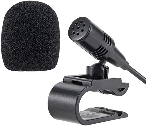 YUNTX Mikrofon 3,5 mm Externe Montage für Auto Fahrzeug Haupteinheit Bluetooth Audio Stereo Radio GPS DVD von YUN