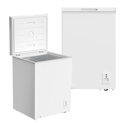 YUNA FROSTER 100 Gefriertruhe | DUAL Modus | mit Drahtkorb | Kühlen und Gefrieren | 4 Sterne Gefrierfach (weiß) von YUNA