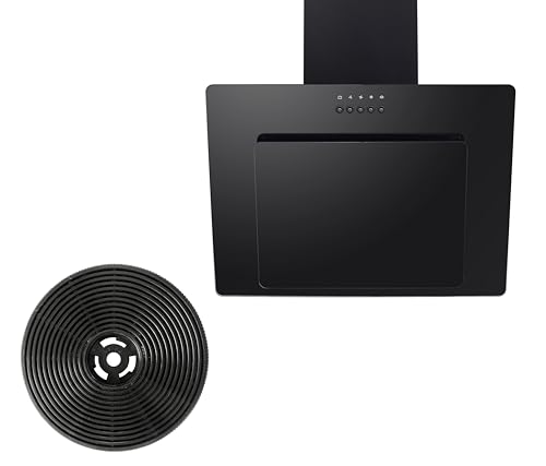 YUNA KIM SH60A inklusive Kohlefilter | Dunstabzugshaube | Breite 60cm | Abluft- & Umluftbetrieb | Luftstrom 330 m³/h | schwarze Glasfront | Wandhaube | LED-Beleuchtung | 64 dbA | 24,7 kWh/Jahr YUNA KIM SH60A inklusive Kohlefilter | Dunstabzugshaube | Breite 60cm | Abluft- & Umluftbetrieb | Luftstrom 330 m³/h | schwarze Glasfront | Wandhaube | LED-Beleuchtung | 64 dbA | 24,7 kWh/Jahr von YUNA