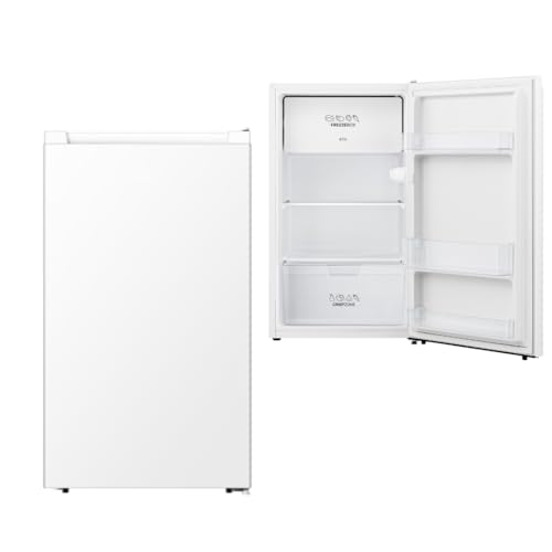 YUNA SINAIDA GFE Kühlschrank mit 3*Gefrierfach, Tisch-Kühlschrank, nur 47,5 cm breit, 82 L Nutzinhalt, LED Licht, wechselbarer Türanschlag, robuste Glasablagen, 38 dB, Weiß YUNA SINAIDA GFE Kühlschrank mit 3*Gefrierfach, Tisch-Kühlschrank, nur 47,5 cm breit, 82 L Nutzinhalt, LED Licht, wechselbarer Türanschlag, robuste Glasablagen, 38 dB, Weiß von YUNA