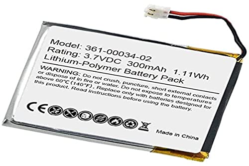 YUNIQUE Deutschland Akku 3,7 V 300 mAh 1,11 Wh 361-00034-02 kompatibel mit Garmin Fenix 3 / Fenix 3 HR Ersatzbatterie Smartwatch 300 mAh Ersatz Uhr YUNIQUE Deutschland Akku 3,7 V 300 mAh 1,11 Wh 361-00034-02 kompatibel mit Garmin Fenix 3 / Fenix 3 HR Ersatzbatterie Smartwatch 300 mAh Ersatz Uhr von YUNIQUE GREEN-CLEAN-POWER