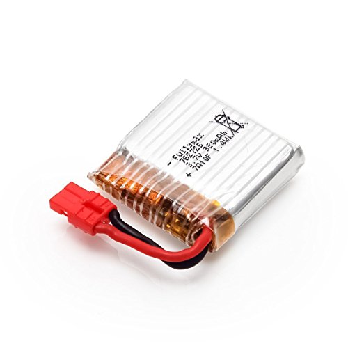 YUNIQUE GREEN-CLEAN-POWER - Li-Po Akku 3.7V 380mAh für Syma X21 X21W Drohne | Optimale Flugzeit | Schnelles und Sicheres Laden | Maße: 7.6x2.7x2.5 cm, Gewicht: 29g von YUNIQUE GREEN-CLEAN-POWER