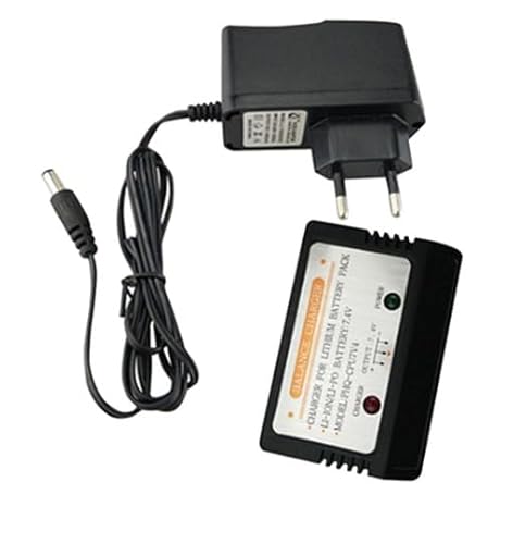 YUNIQUE GREEN-CLEAN-POWER - LiPo Batterieladegerät 7.4V für Syma Drohnen S033, S033G, F1, X6, X6A, X8C, X8G, X8W | Passender Stecker, Sicheres Laden | Kompaktes Design YUNIQUE GREEN-CLEAN-POWER - LiPo Batterieladegerät 7.4V für Syma Drohnen S033, S033G, F1, X6, X6A, X8C, X8G, X8W | Passender Stecker, Sicheres Laden | Kompaktes Design von YUNIQUE GREEN-CLEAN-POWER