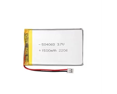 YUNIQUE GREEN-CLEAN-POWER - Lithium-Akku 3,7 V 1500 mAh Modell 504060 | mit Schutzschaltung | wiederaufladbar, kompatibel mit Bluetooth-Kopfhörern und TWS-Kopfhörern, hohe Lebensdauer YUNIQUE GREEN-CLEAN-POWER - Lithium-Akku 3,7 V 1500 mAh Modell 504060 | mit Schutzschaltung | wiederaufladbar, kompatibel mit Bluetooth-Kopfhörern und TWS-Kopfhörern, hohe Lebensdauer von YUNIQUE GREEN-CLEAN-POWER