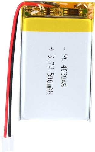 YUNIQUE GREEN-CLEAN-POWER - Lithium-Akku 3,7 V 500 mAh Modell 403048 | mit Schutzschaltung | wiederaufladbar, kompatibel mit Bluetooth-Kopfhörern und TWS-Kopfhörern, hohe Lebensdauer YUNIQUE GREEN-CLEAN-POWER - Lithium-Akku 3,7 V 500 mAh Modell 403048 | mit Schutzschaltung | wiederaufladbar, kompatibel mit Bluetooth-Kopfhörern und TWS-Kopfhörern, hohe Lebensdauer von YUNIQUE GREEN-CLEAN-POWER