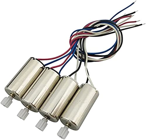 YUNIQUE GREEN-CLEAN-POWER - Satz von 4 Motoren für Syma X5SW X5SC-1 RC Drohne | 2 Rechtslaufende und 2 Linkslaufende Motoren, Geeignet für Modellbau | Maße 16,70 x 8 mm, Silber, Kunststoff YUNIQUE GREEN-CLEAN-POWER - Satz von 4 Motoren für Syma X5SW X5SC-1 RC Drohne | 2 Rechtslaufende und 2 Linkslaufende Motoren, Geeignet für Modellbau | Maße 16,70 x 8 mm, Silber, Kunststoff von YUNIQUE GREEN-CLEAN-POWER