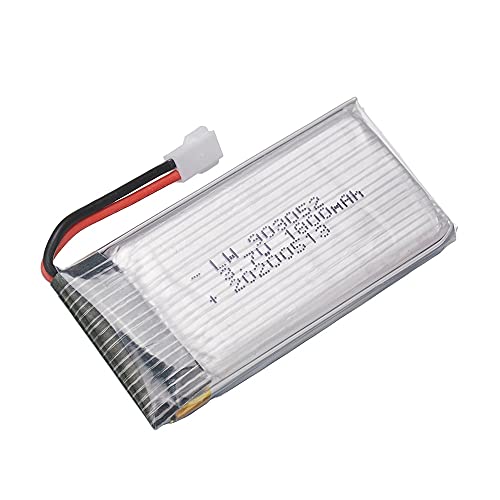 YUNIQUE GREEN-CLEAN-POWER - Wiederaufladbare LiPo Batterie 3.7V 1800mAh für Drohnen | Kompatibel mit KY601S SYMA X5 Serie M18 | Lange Laufzeit für Quadrocopter, Silber von YUNIQUE GREEN-CLEAN-POWER