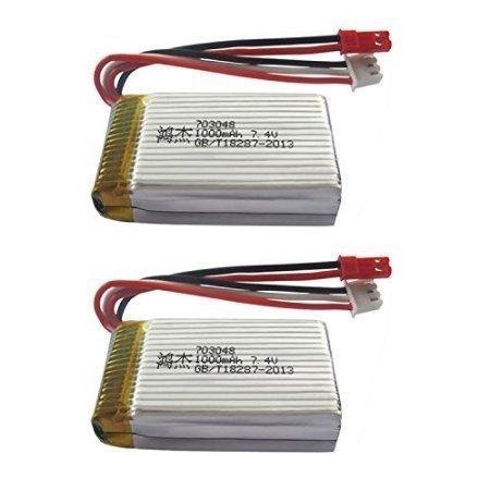 YUNIQUE GREEN-CLEAN-POWER - Wiederaufladbare Lipo-Batterie, 2 Stück, 7.4V 700mAh für RC-Drohne MJX X600 | Geeignet für MJX X600 Dronen, Batterien 700mAh 7.4V | Maße 55x30x17mm, Gewicht 52g, Silber YUNIQUE GREEN-CLEAN-POWER - Wiederaufladbare Lipo-Batterie, 2 Stück, 7.4V 700mAh für RC-Drohne MJX X600 | Geeignet für MJX X600 Dronen, Batterien 700mAh 7.4V | Maße 55x30x17mm, Gewicht 52g, Silber von YUNIQUE GREEN-CLEAN-POWER
