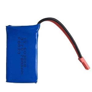 YUNIQUE GREEN-CLEAN-POWER - Wiederaufladbare Lipo-Batterie 3.7V 780mAh für Drohnen | Kompatibel mit Wltoys V636 V686, JJRC V686 | Optimale Leistung | 58 x 33,5 x 12 mm | Blau von YUNIQUE GREEN-CLEAN-POWER