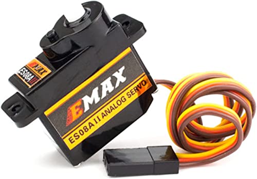 YUNIQUE Green-CLEAN-Power - Analoger Servo EMax ES08A II 8.6g | Kunststoffgetriebe | 15T Armhalterungs-Kit | für Axial SCX24 RC, Aluminiumlegierung, 23x11,5x24 mm YUNIQUE Green-CLEAN-Power - Analoger Servo EMax ES08A II 8.6g | Kunststoffgetriebe | 15T Armhalterungs-Kit | für Axial SCX24 RC, Aluminiumlegierung, 23x11,5x24 mm von YUNIQUE GREEN-CLEAN-POWER