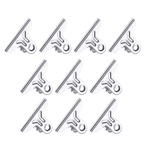 10 Stück Edelstahl-Clips, Büroklammern, Binder-Clips, Quittungsklammern für Lebensmittelbeutel, Bilder, Fotos, Kunst 10 Stück Edelstahl-Clips, Büroklammern, Binder-Clips, Quittungsklammern für Lebensmittelbeutel, Bilder, Fotos, Kunst von YUNNIAN