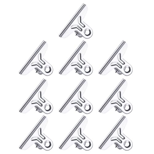 10 Stück Edelstahl-Clips, Büroklammern, Binder-Clips, Quittungsklammern für Lebensmittelbeutel, Bilder, Fotos, Kunst 10 Stück Edelstahl-Clips, Büroklammern, Binder-Clips, Quittungsklammern für Lebensmittelbeutel, Bilder, Fotos, Kunst von YUNNIAN
