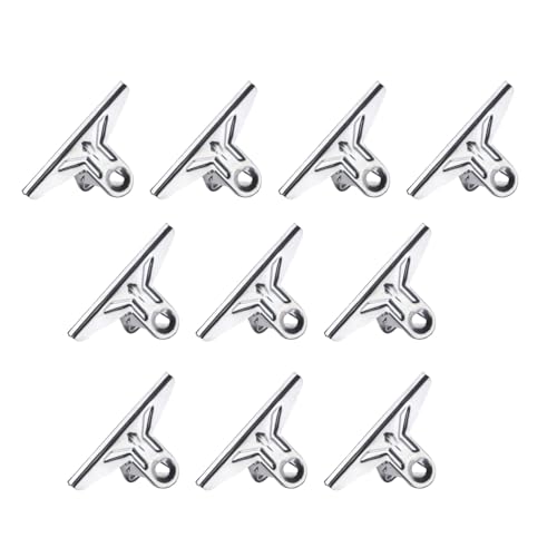 10 Stück Edelstahl-Clips, Büroklammern, Binder-Clips, Quittungsklammern für Lebensmittelbeutel, Bilder, Fotos, Kunst 10 Stück Edelstahl-Clips, Büroklammern, Binder-Clips, Quittungsklammern für Lebensmittelbeutel, Bilder, Fotos, Kunst von YUNNIAN