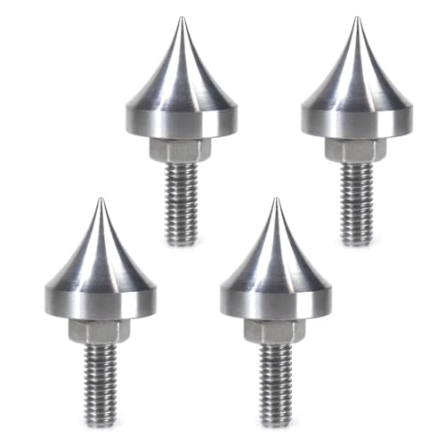 4 x Musikbox Resonanzfüße Spikes Edelstahl HiFi Stoßdämpfende Pucks für Hörgeräte 4 x Musikbox Resonanzfüße Spikes Edelstahl HiFi Stoßdämpfende Pucks für Hörgeräte von YUNNIAN