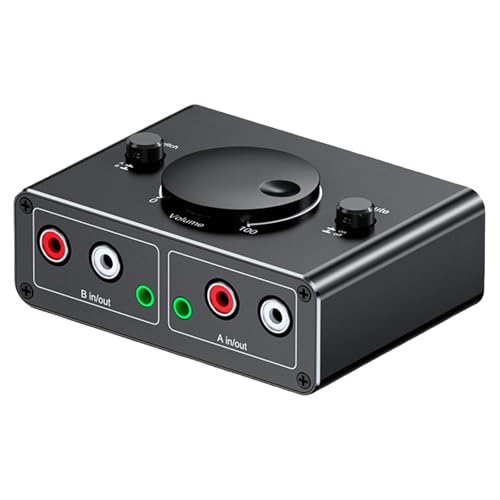 Auditory Switcher 3,5 mm 2-in-1 Out Bidirektionale Box mit Soundsteuerung für Musikbox und Kopfhörer Auditory Switcher 3,5 mm 2-in-1 Out Bidirektionale Box mit Soundsteuerung für Musikbox und Kopfhörer von YUNNIAN