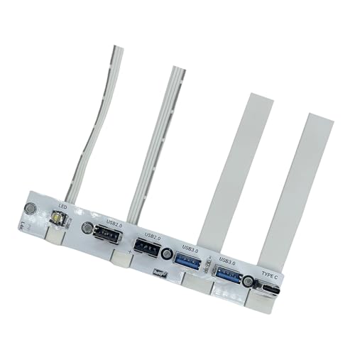 USB 3.0 Front-Panel 2 Port USB 3.0 + 2 Port USB 2.0 + 1 Port Typ C 20G + LED-Schalterkabel für PC-Gehäuse, Desktop USB 3.0 Front-Panel 2 Port USB 3.0 + 2 Port USB 2.0 + 1 Port Typ C 20G + LED-Schalterkabel für PC-Gehäuse, Desktop von YUNNIAN