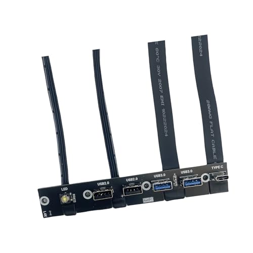 USB 3.0 Front-Panel 2 Port USB 3.0 + 2 Port USB 2.0 + 1 Port Typ C 20G + LED-Schalterkabel für PC-Gehäuse, Desktop USB 3.0 Front-Panel 2 Port USB 3.0 + 2 Port USB 2.0 + 1 Port Typ C 20G + LED-Schalterkabel für PC-Gehäuse, Desktop von YUNNIAN