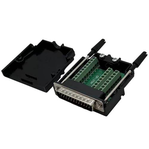 YUNNIAN Lötfreies DB25-Buchsenmodul, 25-poliger Port-Adapter für Terminals Anschluss und Übertragungsintegration YUNNIAN Lötfreies DB25-Buchsenmodul, 25-poliger Port-Adapter für Terminals Anschluss und Übertragungsintegration von YUNNIAN