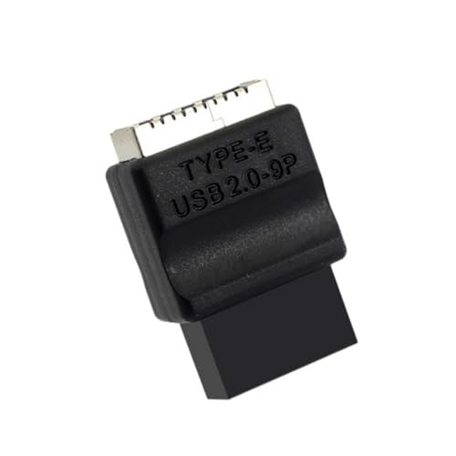 YUNNIAN USB 2.0 9-poliger auf Typ-Header-Adapter, Frontplatten-Anschlüsse, Motherboard, USB 9-polig auf Typ für Desktop-Motherboard YUNNIAN USB 2.0 9-poliger auf Typ-Header-Adapter, Frontplatten-Anschlüsse, Motherboard, USB 9-polig auf Typ für Desktop-Motherboard von YUNNIAN