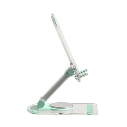 YUNNIAN Um 360 Grad drehbare Halterung, transparent, faltbar, Tischhalterung, Handy-Ständer YUNNIAN Um 360 Grad drehbare Halterung, transparent, faltbar, Tischhalterung, Handy-Ständer von YUNNIAN