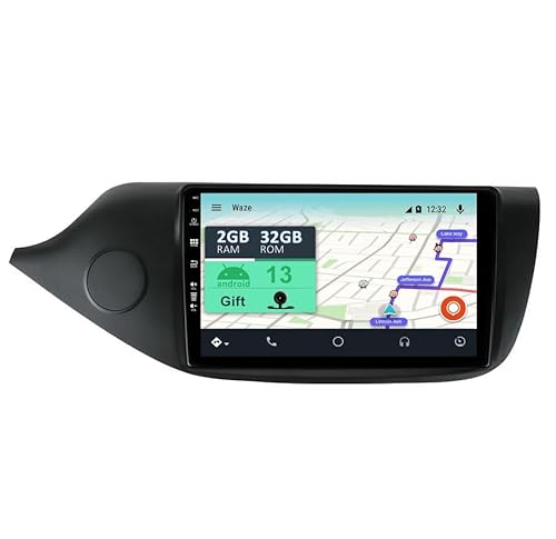 YUNTX [2GB+32GB] Android 12 Autoradio mit Navi für Kia CEE'd CEED JD (2012-2018)-9 Zoll Touchscreen-Kostenlose Kamera-DAB/GPS/Lenkradsteuerung/MirrorLink/Bluetooth 5.0/WiFi/USB/4G/CarPlay von YUNTX