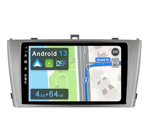 YUNTX [4GB+64GB] Android 12 Autoradio für Toyota Avensis (2009-2015)-[Integriertes CarPlay/Android Auto/DSP/GPS]-9”IPS 2.5D-Kamera+MIC-DAB/Lenkradsteuerung/Mirror Link/Bluetooth 5.0/360 Kamera/WiFi von YUNTX