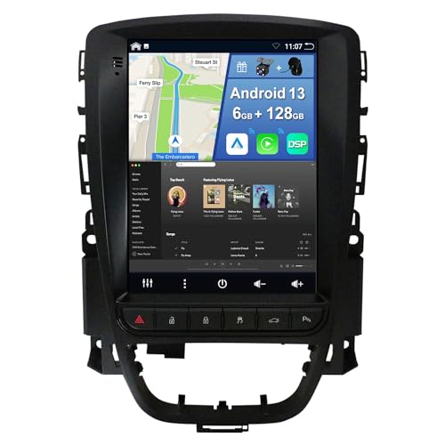 YUNTX [6GB+128GB] Android 12 2 Din Autoradio für Opel Excelle GT/XT Astra J(2006-2016)-[Integriertes CarPlay/Android Auto/DSP]-9.7'' 1280 * 600 HD IPS-Kamera+MIC-DAB/Lenkradsteuerung/MirrorLink von YUNTX