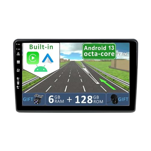 YUNTX [6GB+128GB] Android 12 Autoradio für FIAT Ducato/Peugeot Boxer/Citroen Jumper 2006-2022-[Integriertes CarPlay/Android Auto/DSP/GPS]-9”IPS 2.5D-Kamera+MIC-DAB/Lenkradsteuerung/Mirror Link von YUNTX