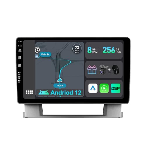 YUNTX [8GB+256GB] Android 12 Autoradio für Opel Astra J/Buick Excelle 2 (2009-2017)-[Integriertes CarPlay/Android Auto/DSP/GPS]-9” IPS Touch Screen-CAM+MIC-DAB/Mirror Link/Bluetooth 5.0/AHD Kamera von YUNTX