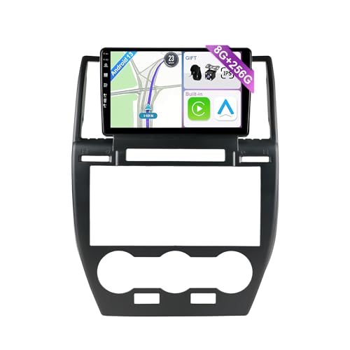 YUNTX [8GB+256GB] Android 13 Autoradio für Land Rover Freelander 2 (2007-2012)-[Integriertes CarPlay/Android Auto/DSP/GPS]-9” IPS Touch Screen-CAM+MIC-DAB/Mirror Link/Bluetooth 5.0/AHD/360 Kamera von YUNTX