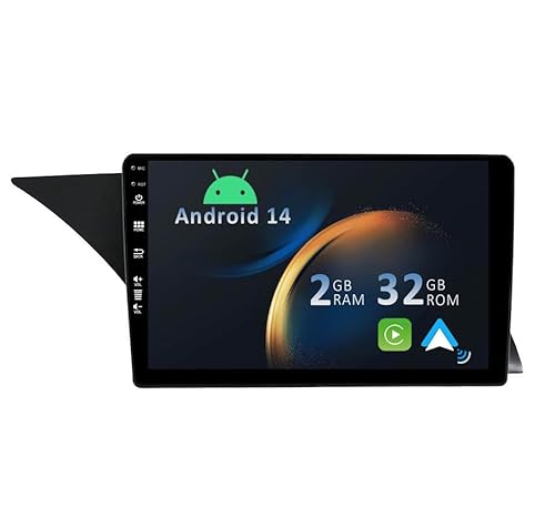 YUNTX Android 14 Autoradio für Mercedes-Benz GLK X204 (2012-2015)-[Integriertes CarPlay/Android Auto/GPS]-9”IPS 2.5D Touchscreen-mit Kamera-DAB/Lenkradsteuerung/MirrorLink/Bluetooth 5.0/WiFi von YUNTX