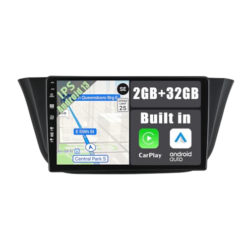 YUNTX Android 13 Autoradio für FIAT Iveco Daily VI (2014-2021)-2 Din-[Integriertes CarPlay/Android Auto/GPS]-9”IPS 2.5D Touch-Screen-Kostenlose Kamera-DAB/Lenkradsteuerung/MirrorLink/Bluetooth 5.0/4G von YUNTX