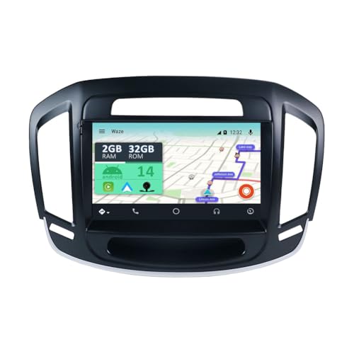 YUNTX Android 14 Autoradio für Opel Insignia 2013-2016-[Integriertes CarPlay/Android Auto/GPS]-9” IPS Touchscreen-Kostenlose Kamera-Lenkradsteuerung/MirrorLink/Bluetooth 5.0/WiFi/USB/4G von YUNTX