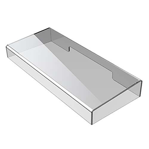 YUPVM Tastatur Schutz Transparent Starke Acryl Tastatur Abdeckung Leicht zu Reinigen Desktop Tastatur 375X150X48 MM von YUPVM